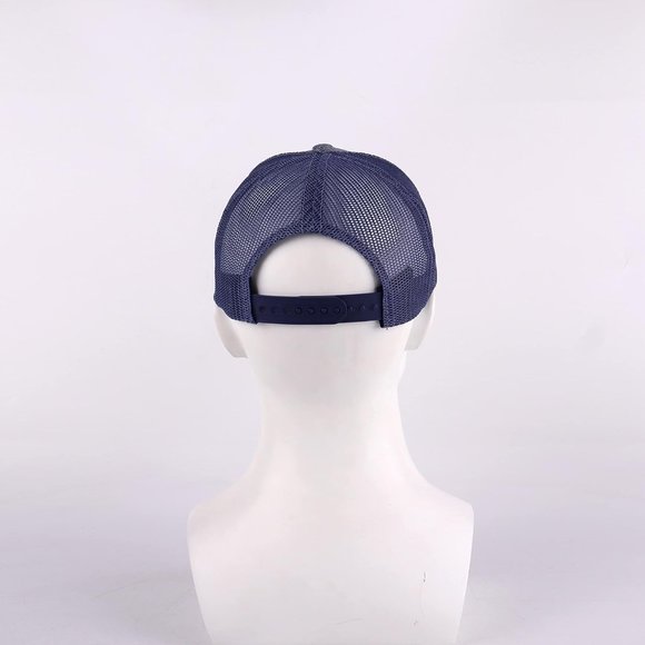Man Classic Mesh Panels Vintage Baseball Cap - Picture 5 of 6